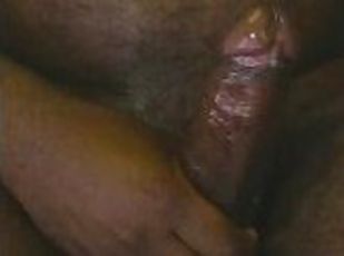 masturbation, orgasme, ejaculation-sur-le-corps, branlette, black, rasé