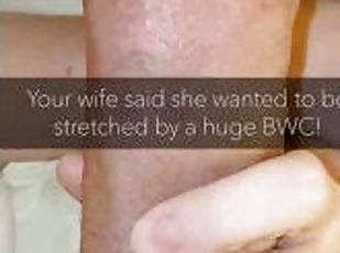 Scarlett VanWhite - Cheating wife sends Snaps to hubby of huge College BWC! (CUCK CAPTIONS)