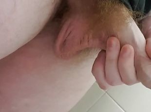 Closeup of my fat cock pissing ????????