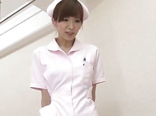 asyalı, hemşire, japonca, bakış-açısı, hastane, üniforma, gerçeklik