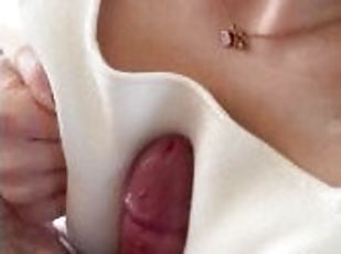 he arrives and takes out his cock suddenly I understood that he wanted to cum