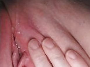 So wet and horny  watch my pussy drip and squirt pee