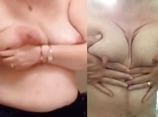 Hardcore compilation video with mature women touching their tits