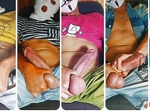 masturbation, orgasme, hardcore, compilation, secousses, ejaculation, horny, solo