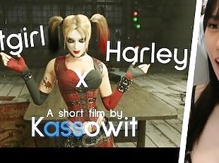 Batgirl x Harley. Lesbian HENTAI