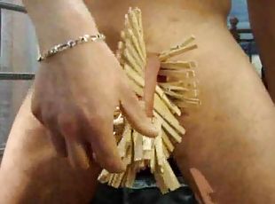 This is a compilation of how people are putting needles in their cocks and nipples
