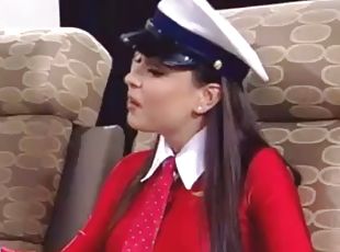 Lesbian stewardess