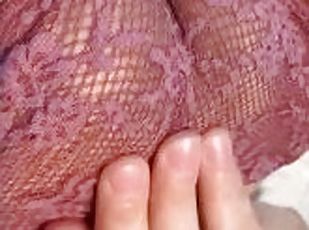 clito, masturbation, chatte-pussy, femme, amateur, doigtage, culotte, solo, taquinerie