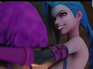 Jinx Hard Dick Riding And Getting Big Creampie In House  Uncensored League Of Legend Hentai 4k 60fp