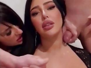Busty Brunette sluts in Orgy Leaked - Orgy with cumshots