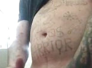 masturbare-masturbation, amatori, jet-de-sperma, pula-imensa, gay, laba, fetish, solo, tatuaj, pula