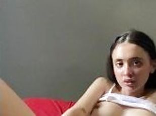 Skinny Petite Teen Girl With Tight Pussy Masturbating - nessaacxx