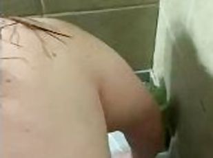 traseiros, banhos, gordo, amador, anal, mulher-madura, penetração-de-braço, bbw, bochechuda, chuveiro