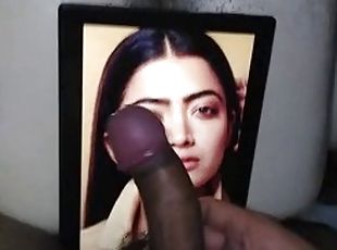 Rashmika mandanna cum tribute fucked hard