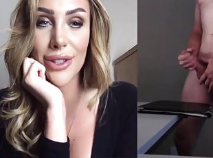 CFNM amateur sex mommy teases jerker penis on webcam live