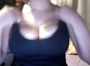 Busty Babe Shows Her Big Tits on Webcam