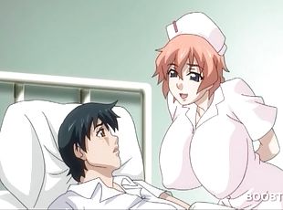 duże-cycki, pielęgniarka, anime, hentai, cycate