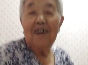 asiático, abuelita, china