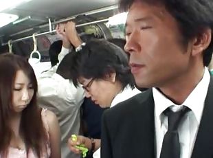 asien, japanier, bus, wirklichkeit