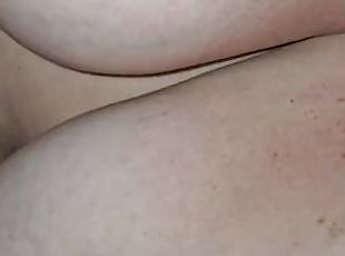 Quick glimpse of a blowjob and mommy milkers