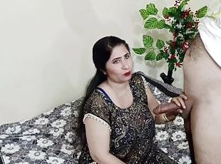 Sexy Indian Beautiful Step Aunt Blowjob Sucking and Fucking With Her Step Nephew Part 2