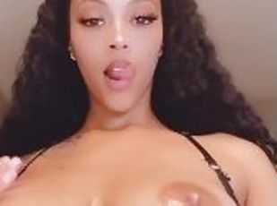 BIG BOUNCING OILY TITTIES JOI ????????. CUM FOR ME PLEASE DADDY