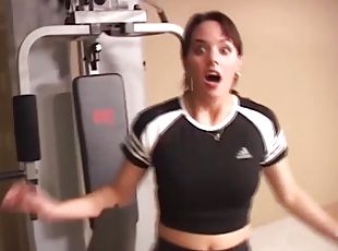 Miranda shows up to do some personal training and ends up getting personally trained herself.