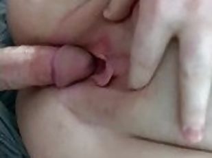 Sex with wet milf pussy ends with a sloppy creampie