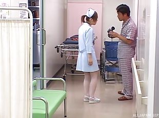 asiatisk, sjuksköterrska, fitta-pussy, amatör, cumshot, japansk, kinky, vacker-pretty, sjukhus, uniform