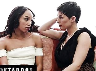 PURE TABOO Scheming Lesbian Convinces Straight Friend Alexis Tae To Fuck