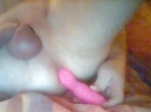 playing with my cock o having a dildo in my ass
