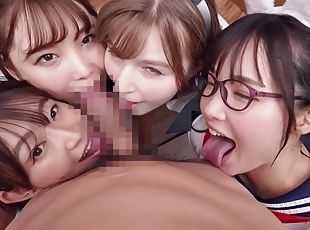 asiatique, cul, poilue, ejaculation-sur-le-corps, ados, japonais, sexe-de-groupe, joufflue, double, bas
