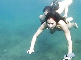 Underwater deep sea adventures naked