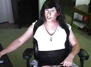 teta-grande, transsexual, amador, meias, webcam, sozinho