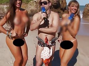 nudist, strand, brasilien