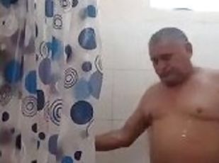 bagno, masturbarsi, vecchi, orgasmi, cazzi-enormi, latini, giovani18, più-vecchie, doccia, solitari