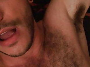 Hairy Tatted Cub Self Sucks And Shoots His Own Cum