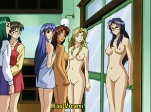 japansk, anime, spanking