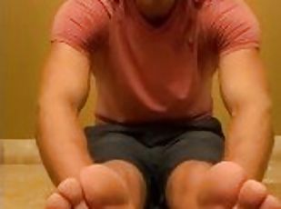 Foot master has you begging to lick them ????????