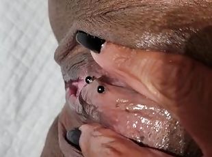 Little Joi upclose on my tight vagina and ass come Jack your cock and cum with a few licks