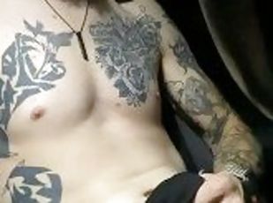 Jerking off in my car naked and talking dirty till I cum