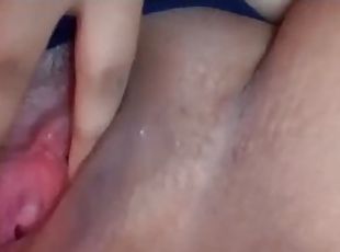 klitoris, mastürbasyon-masturbation, amcık-pussy, amatör, irklararası, genç, uyuma, kadın-külotu, tek-kişilik, islak