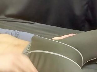 Hentai sexy Japanese masturbates wearing leggings:??????????????????????4