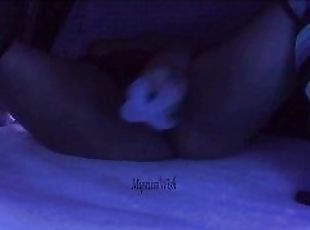 POV Horny big ass Latina riding the huge dildo sent from her fan part (2/2)