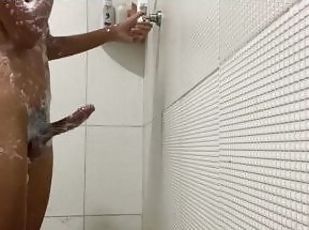 banhos, masturbação, amador, punheta, brasil, primeira-vez, perfeito, chuveiro, sozinho