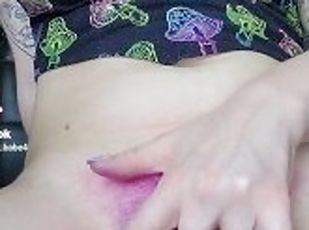 poilue, orgasme, chatte-pussy, jouet, solo, humide