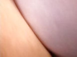 BBW MILF masturbation anal dildo pussy dildo wand part 2 on clit