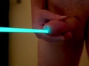 Turning my cock into a Glowstick