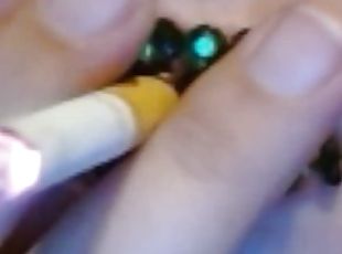 Rhinestones Lip-gloss and smoking fun video