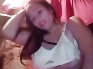 WhatsApp video call with a beautiful girl showing her pussy